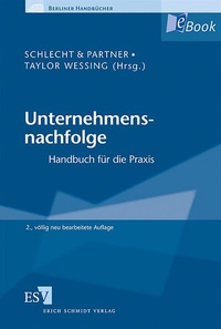 Abbildung von: Unternehmensnachfolge - Erich Schmidt Verlag