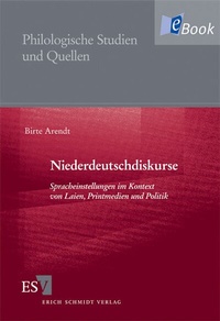 Abbildung von: Niederdeutschdiskurse - Erich Schmidt Verlag