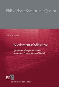 Abbildung von: Niederdeutschdiskurse - Erich Schmidt Verlag