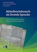 Cover: Mittelhochdeutsch als fremde Sprache - Erich Schmidt Verlag