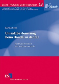 Abbildung von: Umsatzbesteuerung beim Handel in der EU - Erich Schmidt Verlag