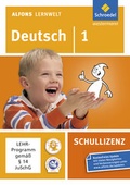 Cover: Alfons Lernwelt Lernsoftware Deutsch - aktuelle Ausgabe - Schroedel