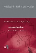 Cover: Andersschreiben - Erich Schmidt Verlag