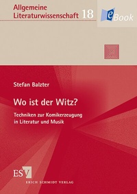 Abbildung von: Wo ist der Witz? - Erich Schmidt Verlag