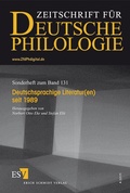 Cover: Deutschsprachige Literatur(en) seit 1989 - Erich Schmidt Verlag