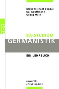 Enlarge image Cover: BA-Studium Germanistik - Rowohlt Taschenbuch