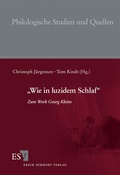 Cover: "Wie in luzidem Schlaf" - Erich Schmidt Verlag