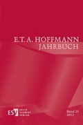 Cover: E.T.A. Hoffmann-Jahrbuch 2013 - Erich Schmidt Verlag