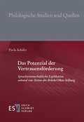 Cover: Das Potenzial der Vertrauensf&ouml;rderung - Erich Schmidt Verlag