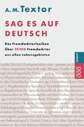Cover: Sag es auf Deutsch - Rowohlt Taschenbuch