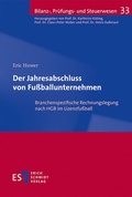 Cover: Der Jahresabschluss von Fu&szlig;ballunternehmen - Erich Schmidt Verlag