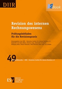Abbildung von: Revision des internen Rechnungswesens - Erich Schmidt Verlag