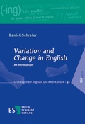 Cover: Variation and Change in English - Erich Schmidt Verlag