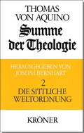 Cover: Die sittliche Weltordnung - Alfred Kr&ouml;ner Verlag