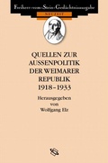 Cover: Quellen zur Au&szlig;enpolitik der Weimarer Republik - wbg Academic in Herder