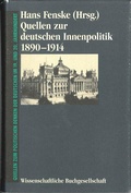 Cover: Quellen zur deutschen Innenpolitik 1890-1914 - wbg Academic in Herder
