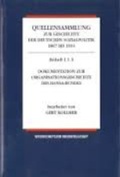 Cover: Quellensammlung zur Geschichte der deutschen Sozialpolitik 1867-1914 / Die Sozialpolitik in den letzten Friedensjahren des Kaiserreichs (1905-1914) - wbg Academic in Herder