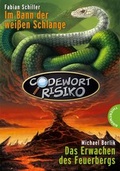Cover: Codewort Risiko, Im Bann der wei&szlig;en Schlange/Das Erwachen des Feuerbergs - Thienemann