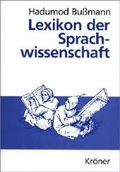 Cover: Lexikon der Sprachwissenschaft - Alfred Kr&ouml;ner Verlag