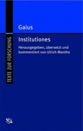 Cover: Gaius Institutiones - Wissenschaftliche Buchgesellschaft (Wbg)
