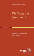 Cover: Die Texte aus Qumran II - wbg Academic in Herder