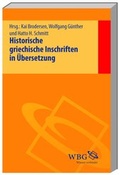 Cover: Historische griechische Inschriften - wbg Academic in Herder