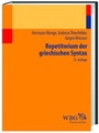 Cover: Repetitorium der griechischen Syntax - Wissenschaftliche Buchgesellschaft (Wbg)
