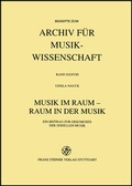 Cover: Musik im Raum - Raum in der Musik - Franz Steiner Verlag