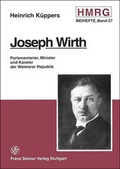 Cover: Joseph Wirth - Franz Steiner Verlag