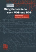 Cover: M&auml;ngelanspr&uuml;che nach VOB und BGB - Vieweg+Teubner Verlag