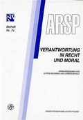 Cover: Verantwortung in Recht und Moral - Franz Steiner Verlag