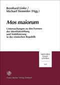 Cover: Mos maiorum - Franz Steiner Verlag