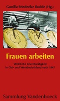 Cover: Frauen arbeiten - Vandenhoeck & Ruprecht