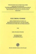 Cover: Sub corona vendere - Franz Steiner Verlag