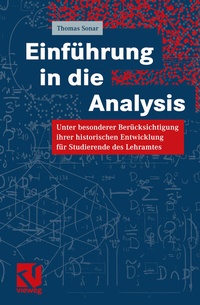Abbildung von: Einführung in die Analysis - Vieweg+Teubner Verlag