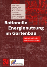 Abbildung von: Rationelle Energienutzung im Gartenbau - Vieweg+Teubner Verlag