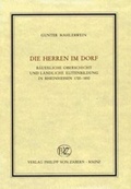 Cover: Die Herren im Dorf - Vandenhoeck & Ruprecht