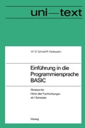 Cover: Einf&uuml;hrung in die Programmiersprache BASIC - Vieweg+Teubner Verlag