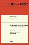 Cover: Formale Sprachen - Vieweg+Teubner Verlag