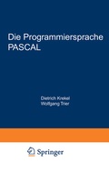Cover: Die Programmiersprache PASCAL - Vieweg+Teubner Verlag