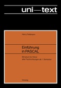 Cover: Einf&uuml;hrung in PASCAL - Vieweg+Teubner Verlag