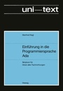 Cover: Einführung in die Programmiersprache Ada - Vieweg+Teubner Verlag