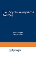 Cover: Die Programmiersprache PASCAL - Vieweg+Teubner Verlag