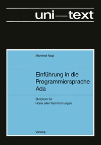 Abbildung von: Einführung in die Programmiersprache Ada - Vieweg+Teubner Verlag