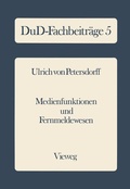 Cover: Medienfunktionen und Fernmeldewesen - Vieweg+Teubner Verlag