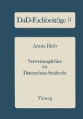 Cover: Verweisungsfehler im Datenschutz-Strafrecht - Vieweg+Teubner Verlag