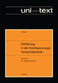 Cover: Einf&uuml;hrung in die Hochspannungs-Versuchstechnik - Vieweg+Teubner Verlag