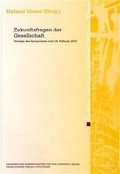Cover: Zukunftsfragen der Gesellschaft - Franz Steiner Verlag