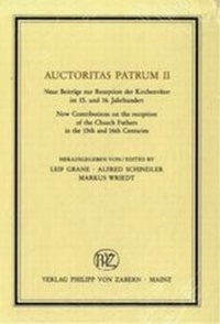 Enlarge image Cover: Auctoritas Patrum II - Vandenhoeck & Ruprecht