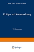 Cover: Erfolgs- und Kostenrechnung - Vieweg+Teubner Verlag